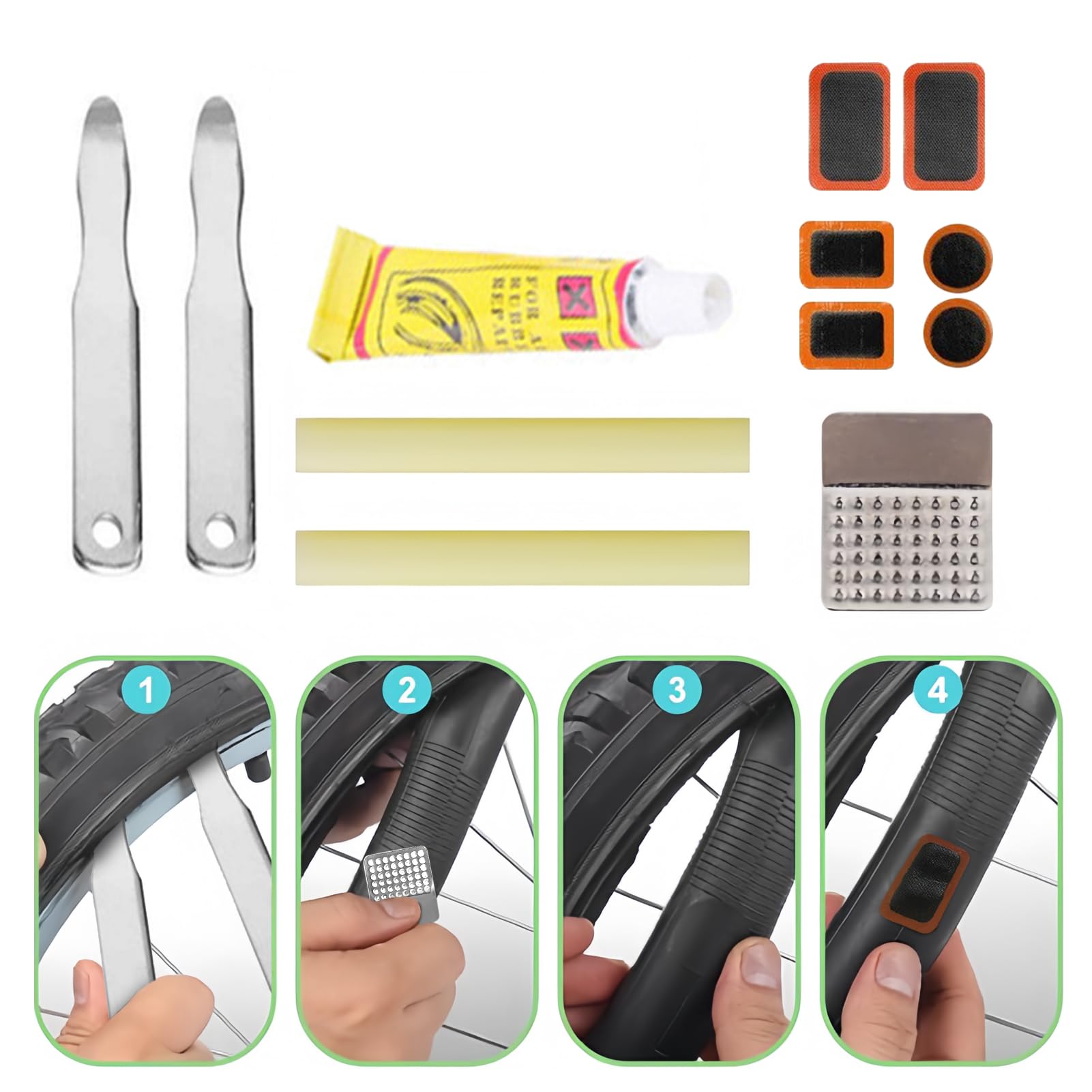Outil De Réparation Rayons Vélo – Clé à Rayons Compacte, En Acier Inox, Pour VTT, Route, Vélo Pliant | Pour Alignement Jante, Tension Rayons, Réparation Rapide - 4