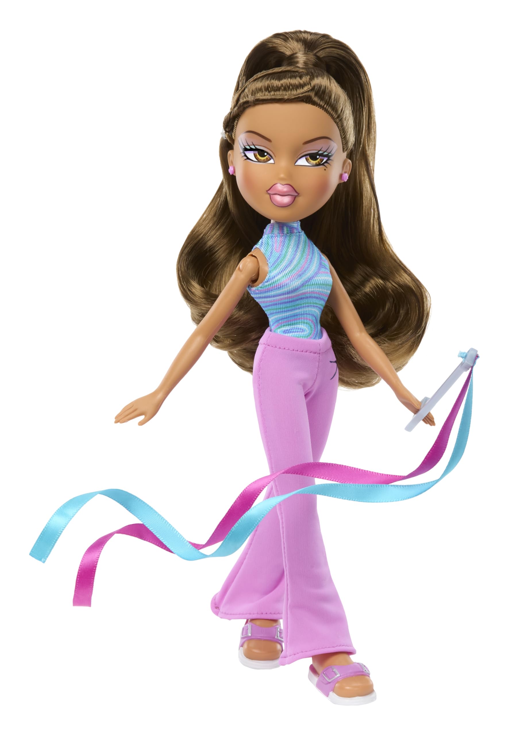 Bratz Play Sportz Yasmin Gymnastics Fashion Doll With Accessories, 11.5 inches - Image 3