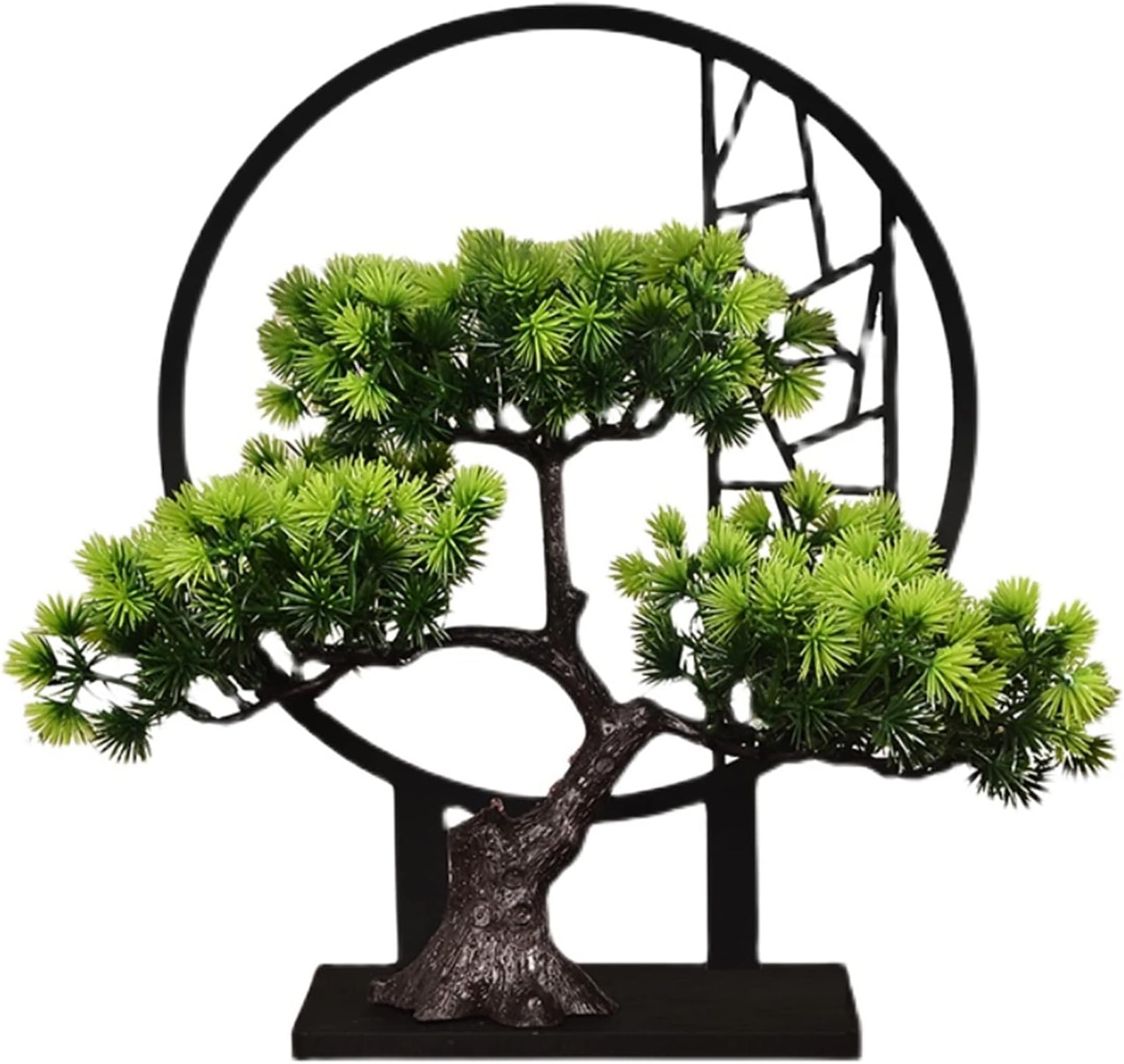 Simulation Tree Small Artificial Bonsai Tree in Pot Artificial Plant, Fake Plants Japanese Bonsai Indoor and Outdoor Display, Home and Office Desk Decor Artificial Bonsai Tree