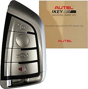 Autel Universal Key Fob Replacement - 3-Button Programmable Remote For 700+ Vehicles