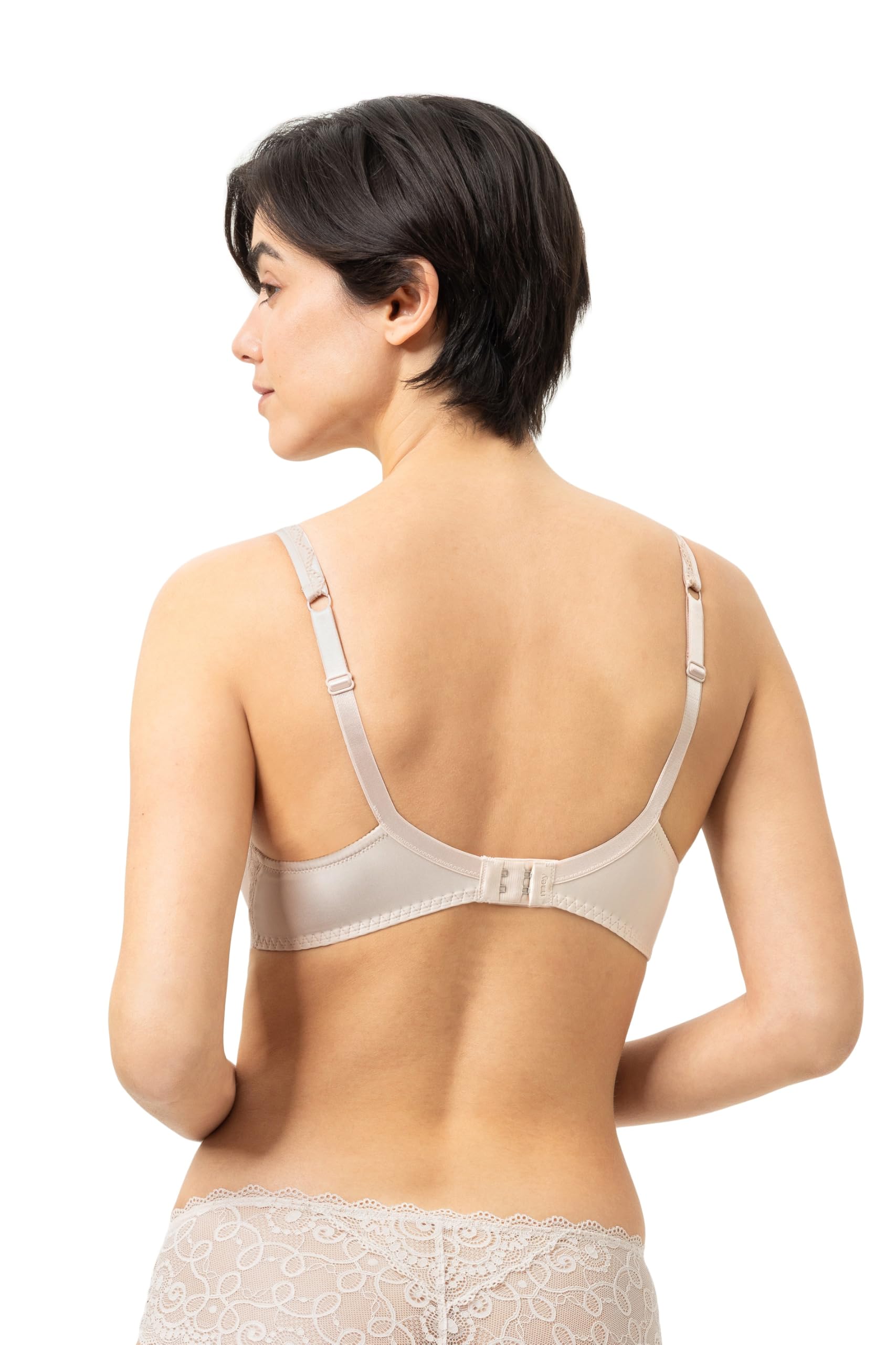 Mey Damen Spacer-BH - Atmungsaktiver Bügel-BH - Feine Dessous mit viel Spitze - Serie Amorous - 74808