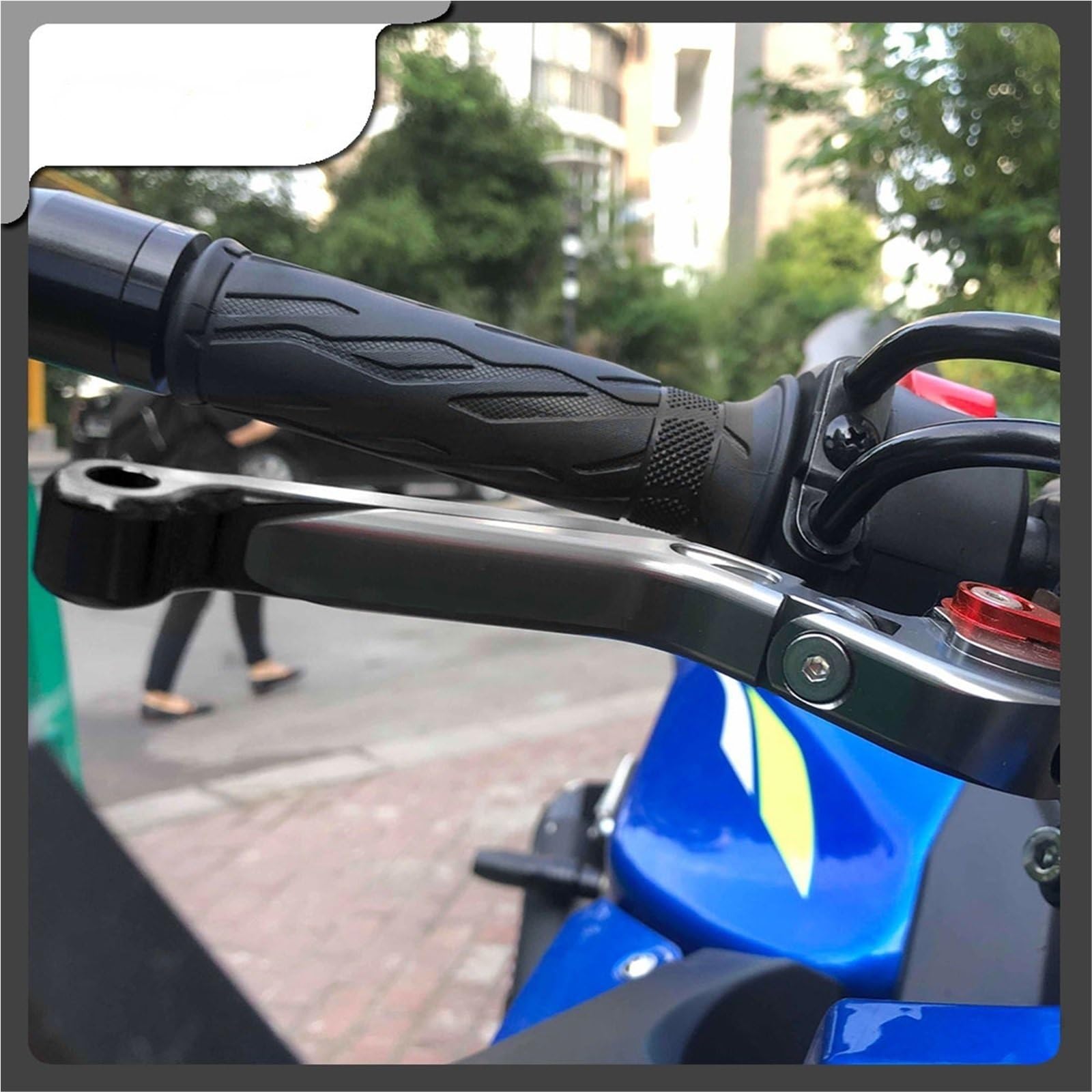 dźwignia sprzęgła hamulca Para dźwigni sprzęgła i hamulca motocyklowego pasuje do YAMAHA TMAX 530 TMAX 530 SX DX 2012-2019 TMAX 560 2020 2021 Tech Max Zestaw krótkich sprzęgła hamulca(A12)