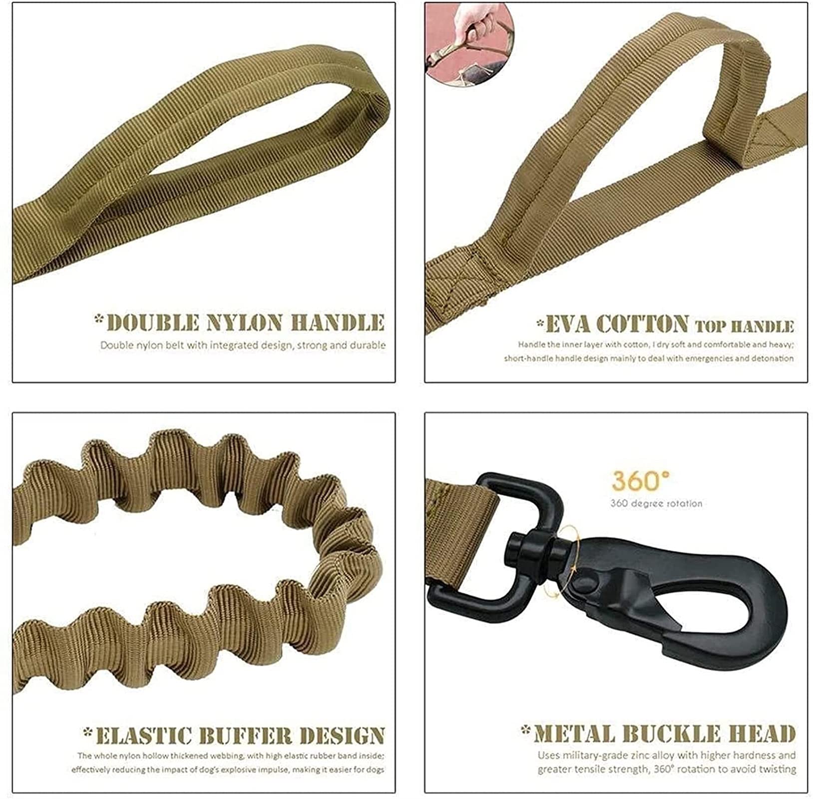 Arnés Militar Táctico para Perros Y Conjunto De Correa, Arnés para Perros De Trabajo para Perros Duraderos para Perros Pequeños Y Grandes Pastor Alemán