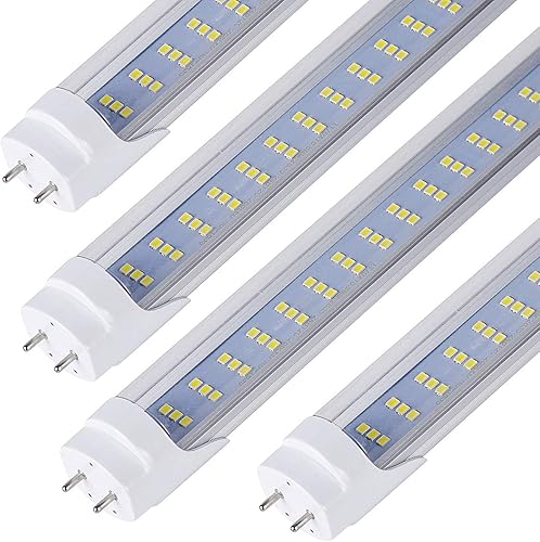 Miniatura 1 de BERTRAMLUX 25 bombillas LED T8 T12 de 4 pies tipo B, 60 W, 7500 lm, 6000 K, blanco frío, 3 filas, bombillas LED T8 de 4 pies, alimentación de doble
