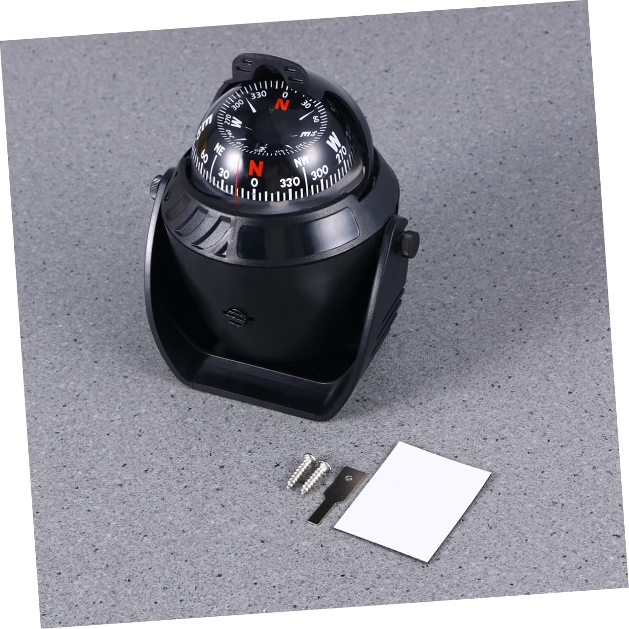 Sosoport 12v Marine Compass Uv Protection Nautical Guide Ball for Boat Boat Compass Surface Mount