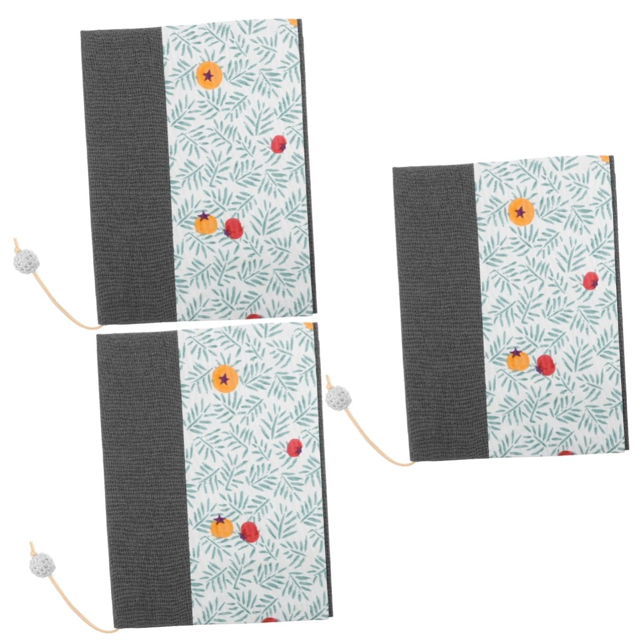 Angoily 3 Fundas De Tela Para Libros Lavables Reutilizables Y Gruesas