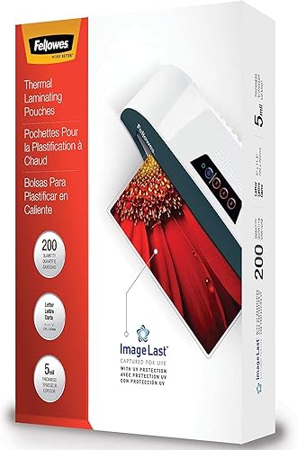 Fellowes Letter ImageLast Glossy bolsas laminadas Transparente