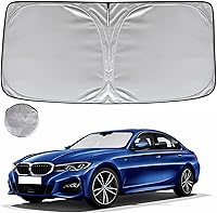 Vista 86 de KAYZT Parasol para parabrisas para Toyota Camry 2012-2017 LE XLE Hybrid SE XSE Sedan plegable, accesorios de ajuste personalizado para ventana