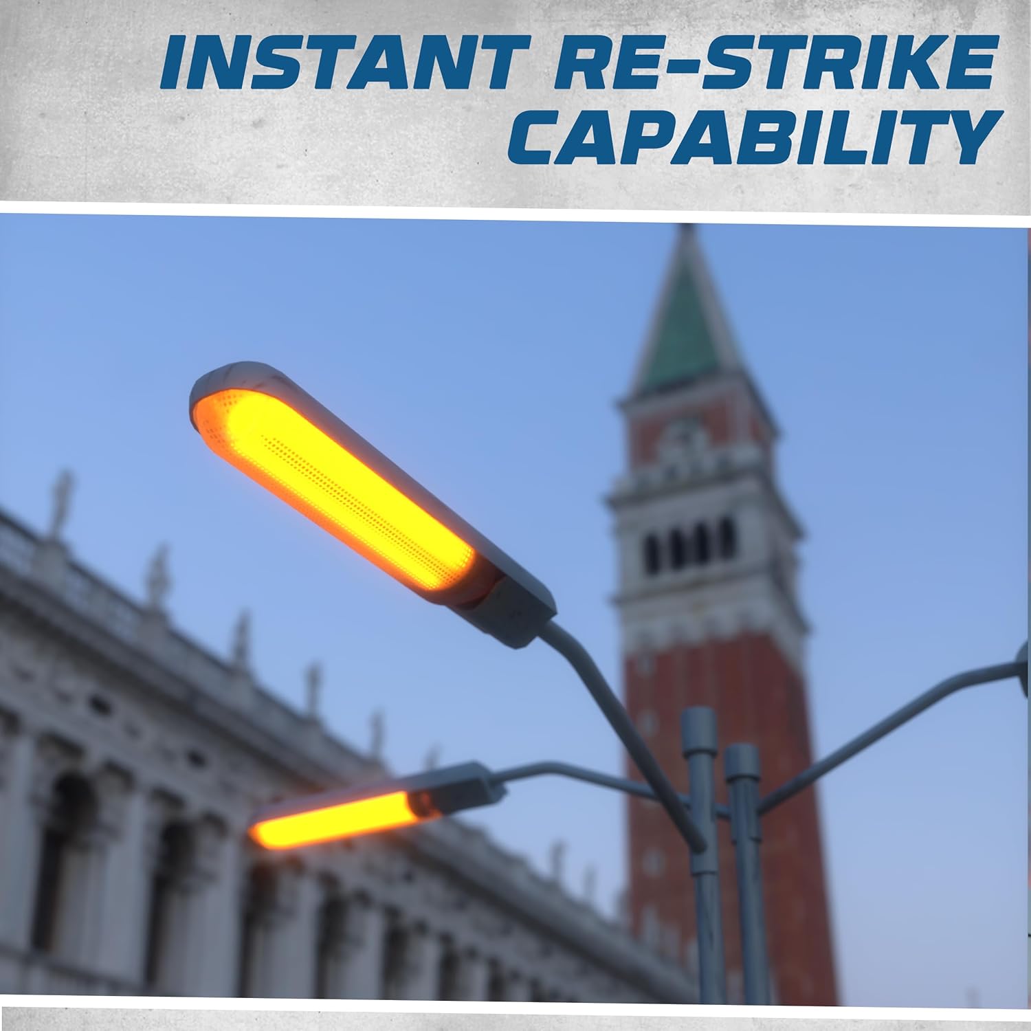 OHLECTRIC T53 Low-Pressure Sodium HID Clear Light Bulb | 1800 Kelvin White Color Light with BY22D Base | 55-Watts Energy Efficient Bulb (Pack of 1)