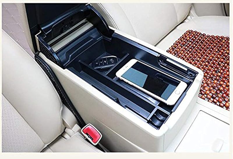 GZXinWei Car Armrest Box Center Console Storage Glove Box Organizer Insert Tray