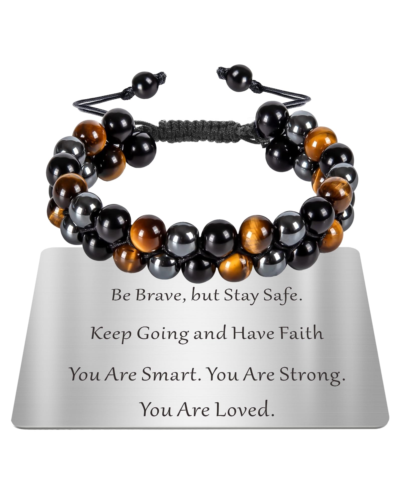 To My Love Men's Bracelets Tiger's Eye Bracelet