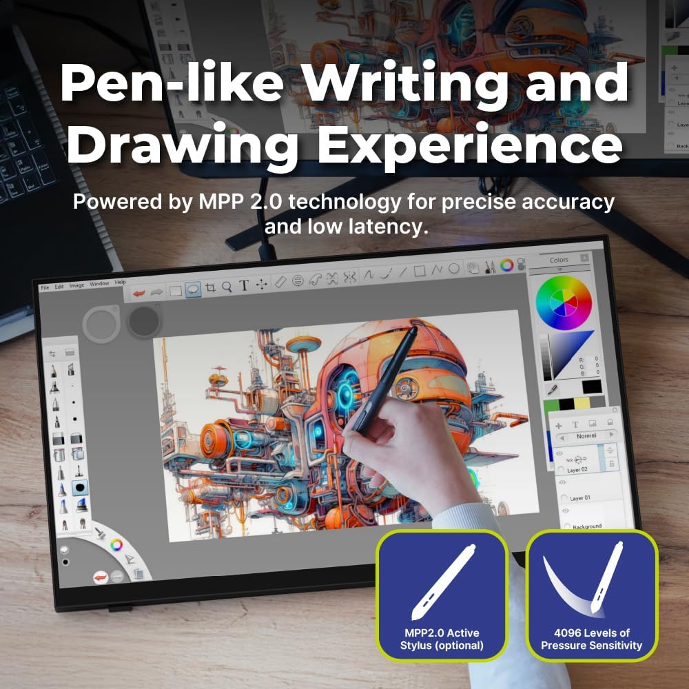 HANNspree HT240CUA monitor with MPP 2.0 stylus support