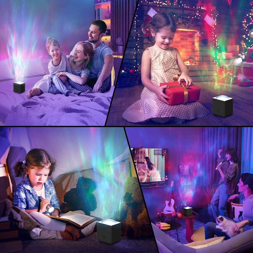 Galaxy Projector Salt Lamp Night Light 2 in 1 with Authentic Natural Himalayan Crystal, Colors LED Ceiling 3D Aurora Star, Bedroom Decor, Sleep Relax, Remote & Timing Gift for Girls Boys Baby