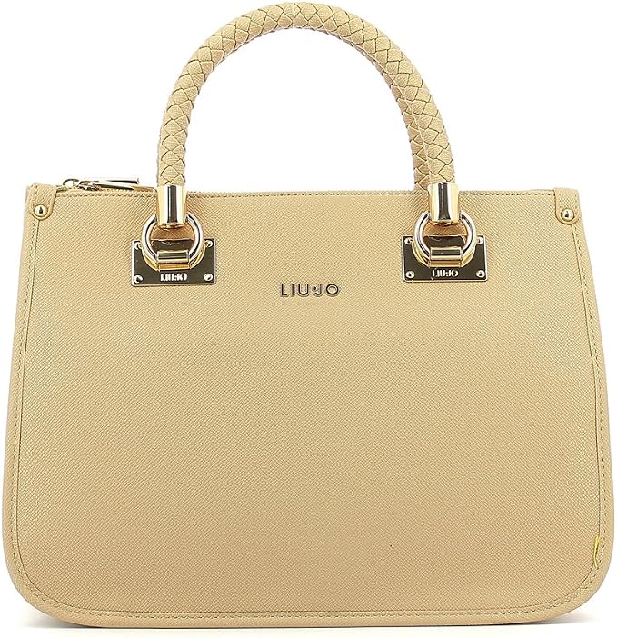 LIU JO ANNA BOSTON BAG N67085E0087-61320 Biscuit : Amazon.it: Scarpe e borse