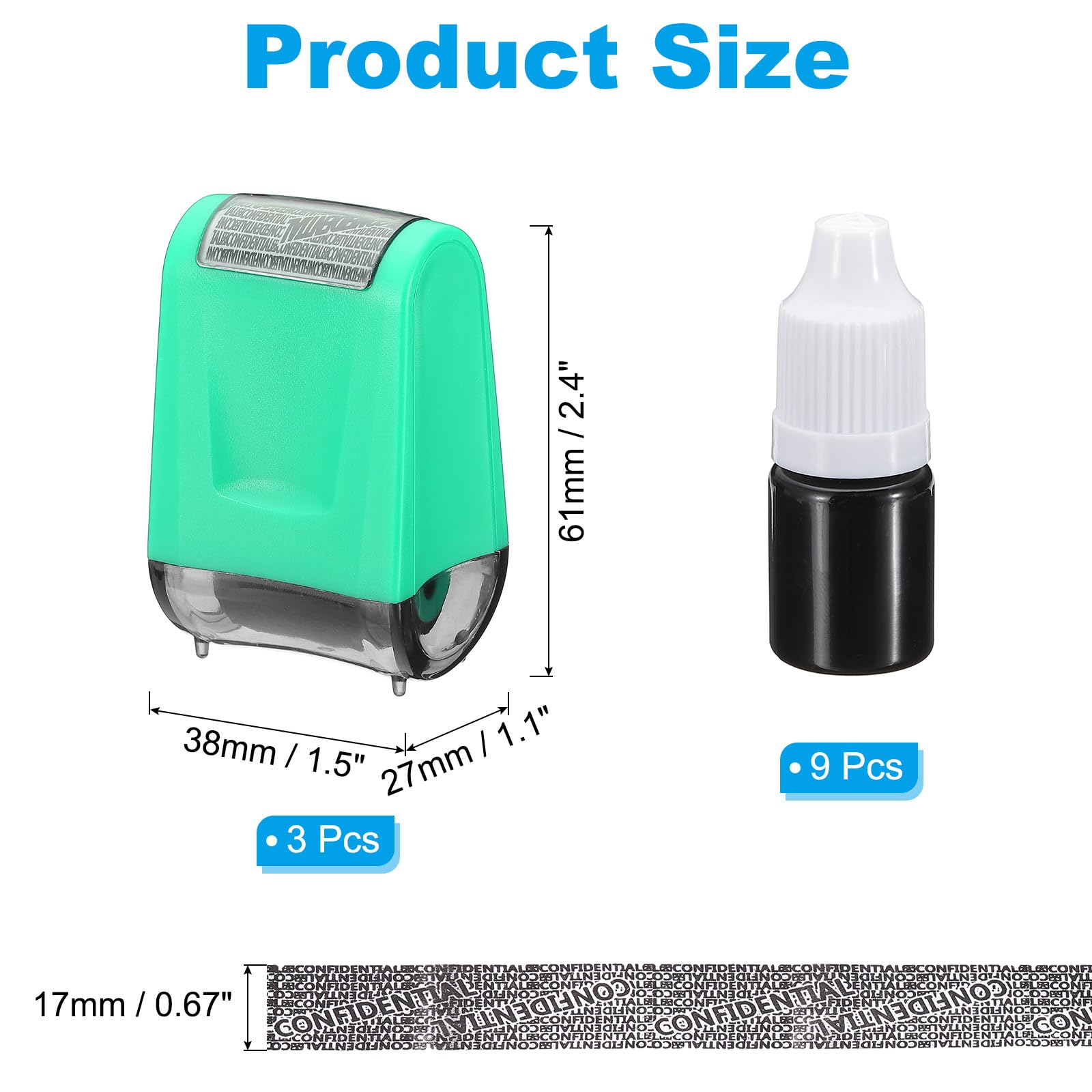 PATIKIL Identity Theft Protection Roller Stamp - Image 2