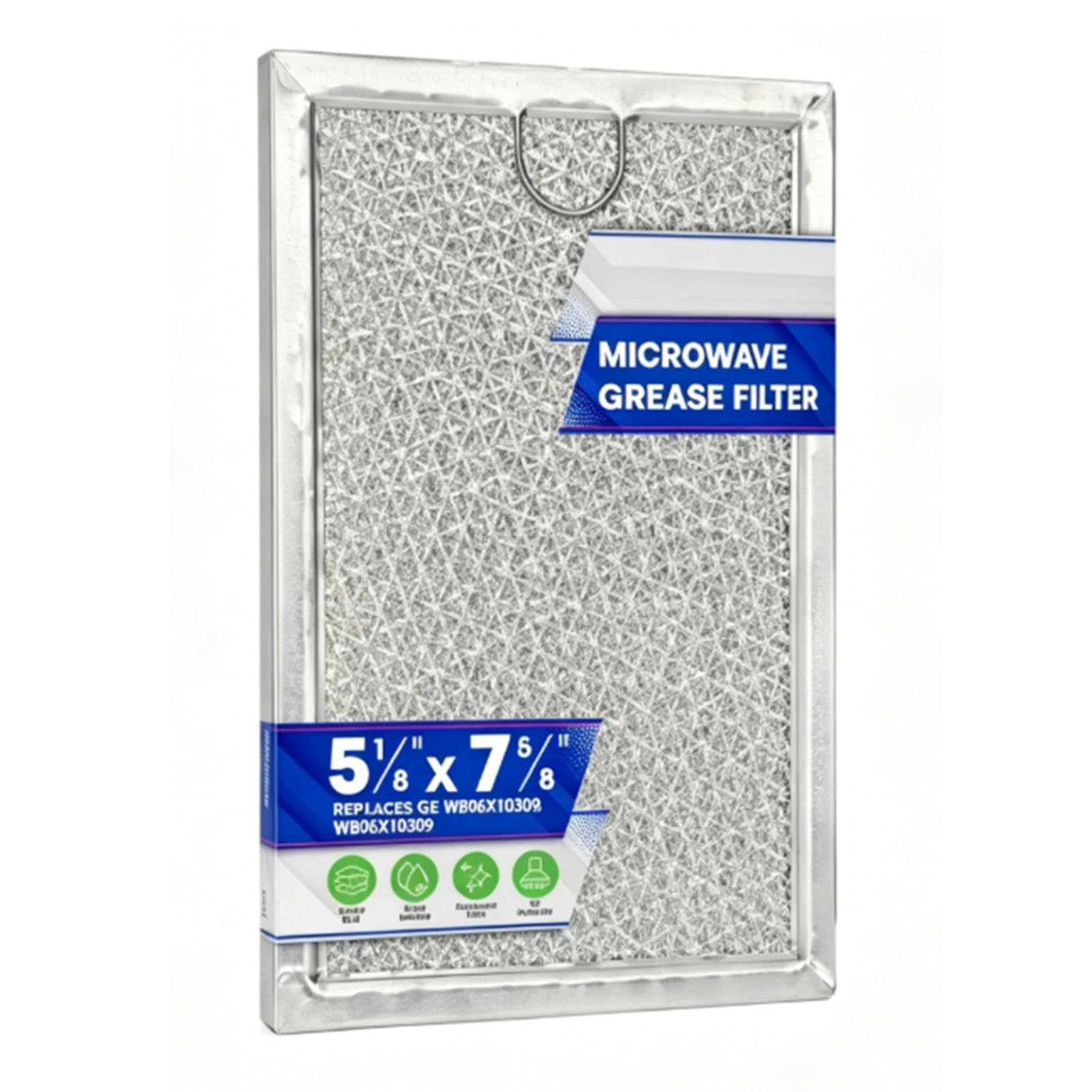 SIXRUN Aluminium Mikrowellen Fettfilter, 3er Pack Feines Netz
