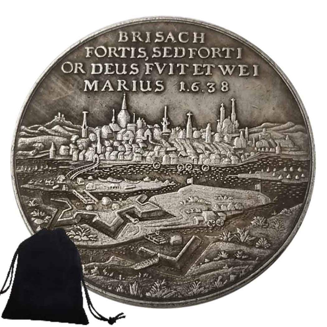 1638 Noble Castle Reichsmark – Deutsche Gedenkmünze, Plattiert Mit 925er Sterlingsilber, In Geschenktüte