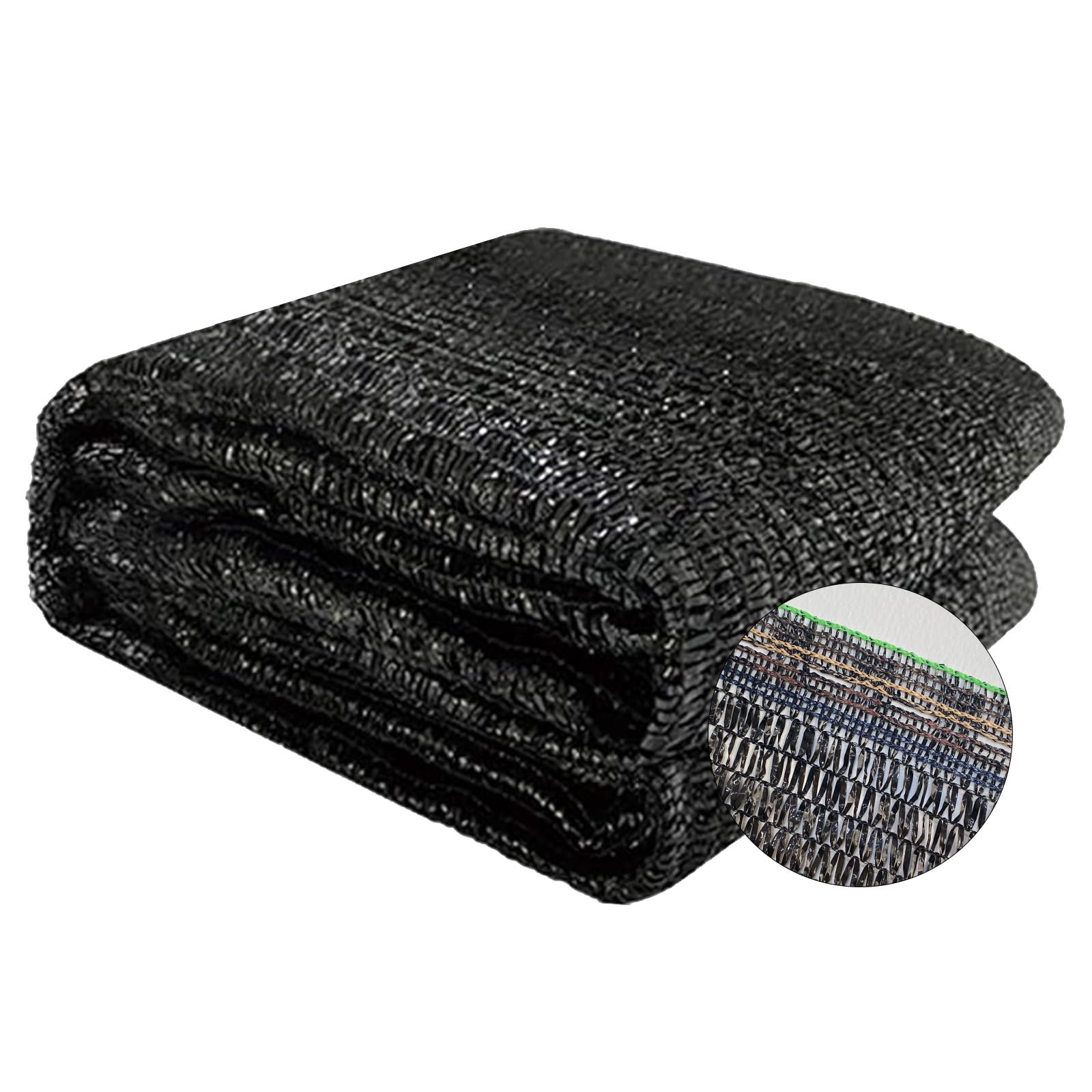 Buy SUNNY GUARD 40 Black Shade Cloth, 10ft x 12ft HDPE Garden Shade