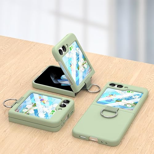 Miniatura 6 de DAKORIE Para Samsung Galaxy Z Flip 5 Funda Con Anillo Cubierta Protectora A Prueba De Golpes Flip Z 5 Funda Para Teléfono Para Galaxy Z Flip 5 5G