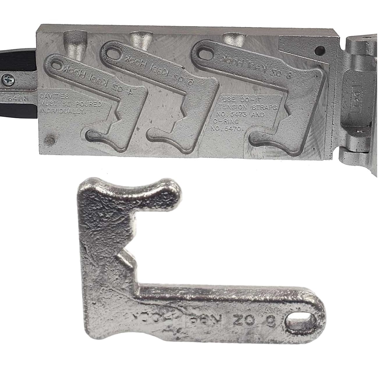 Do It Mold Keel Hook Decoy Anchor Size 4, 6, 8 oz. Do it Mold 3483 Cavities 3 Total