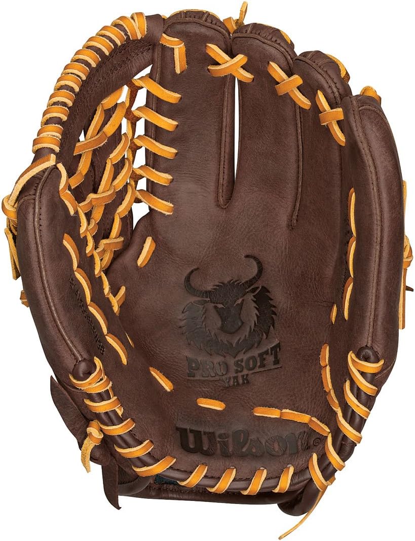 Wilson A1500 BW38 YAK Pitcher's Throw Baseball Glove (11.75-Inch)