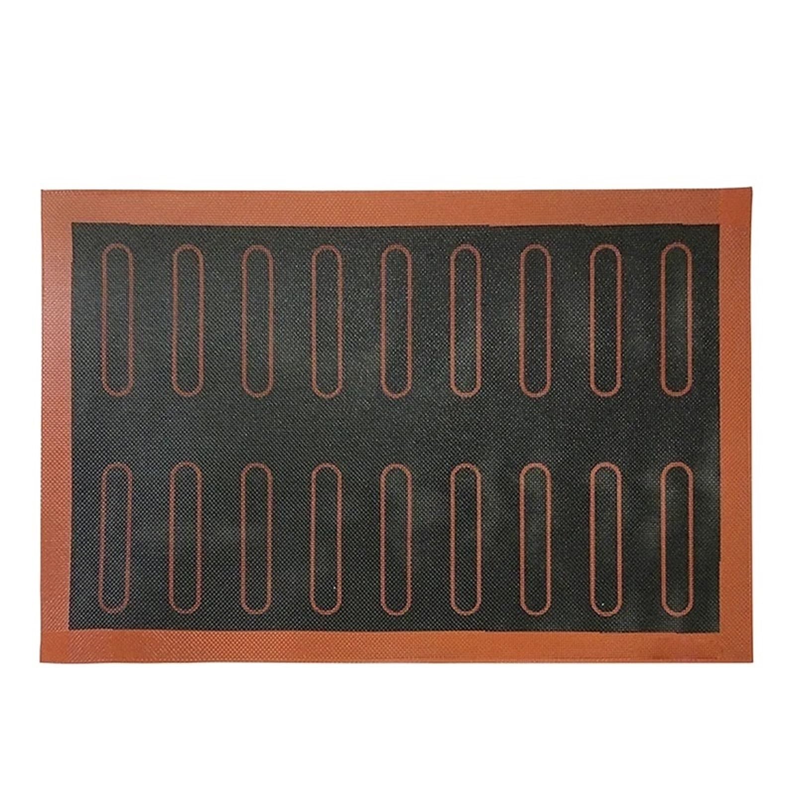 Ofenmatte 4 stücke Silikon Back Matte Antihaft Ofen Blatt Liner Cookie Gebäck Pad Backen Pan Backformen Küche Zubehör(Red black)