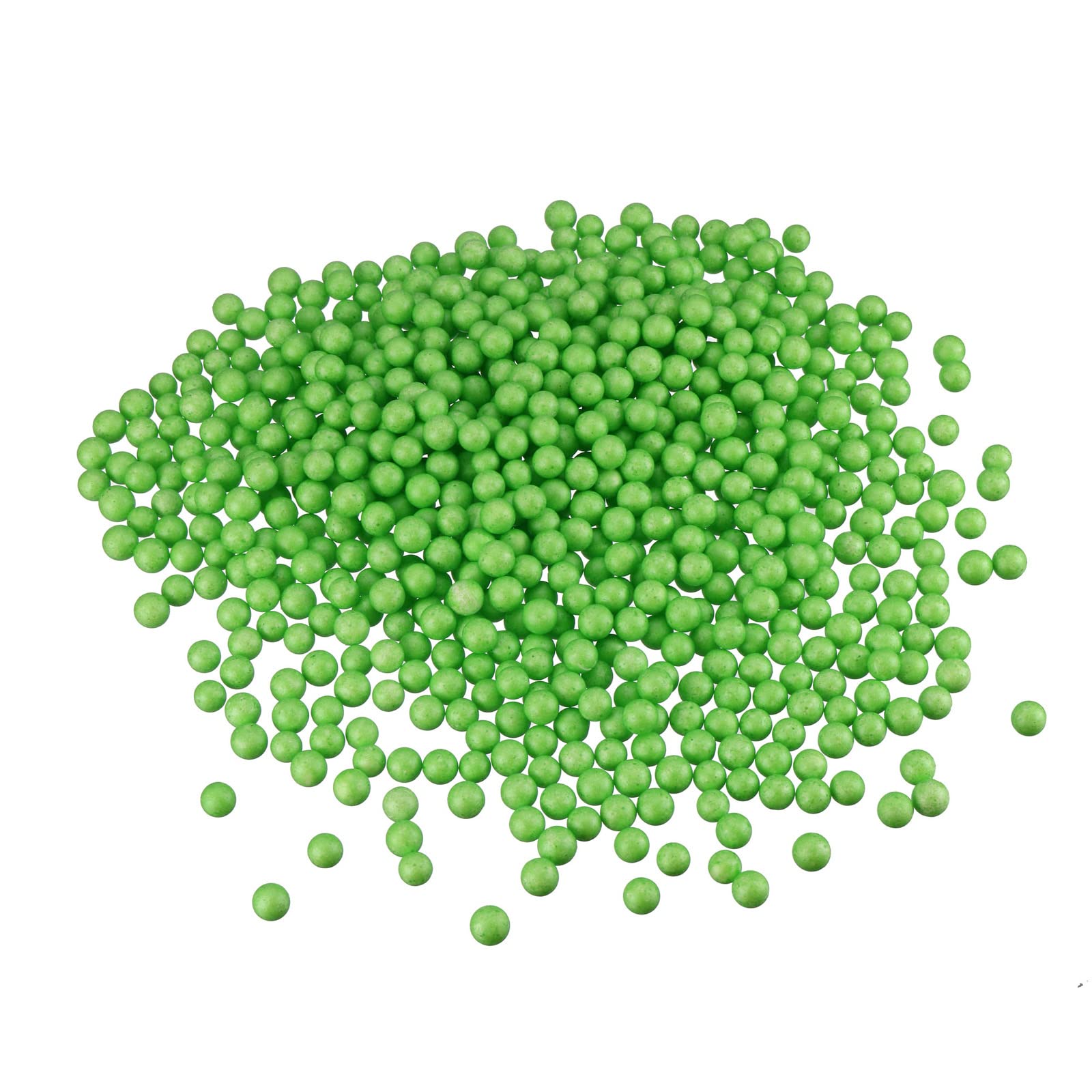 DMiotech 1 Pack 0.3-in Foam Beads Ball Polystyrene Round Foam Balls Green for DIY Craft Arts, Party Decoration
