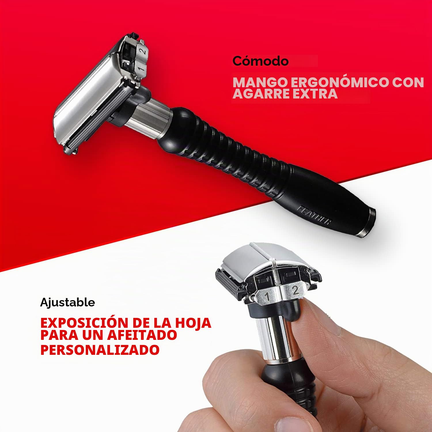 Feather Maquinilla de Afeitar Adjustable
