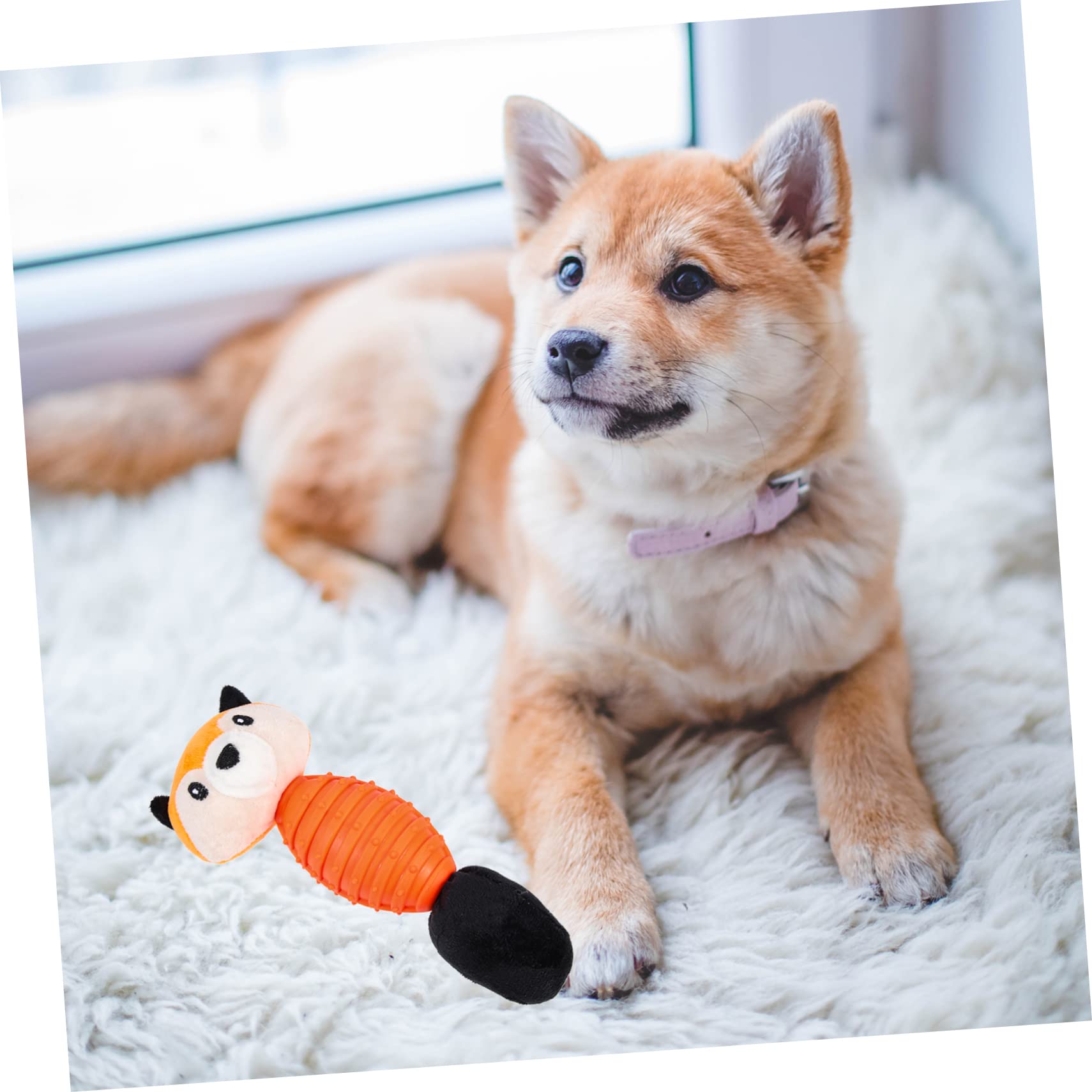 Kisangel 4piezas Juguete Interactivo para Perros Peluche Chirriante De Molar y Diseño De Juguete para Mascotas De Alta Durabilidad y Entretenimiento para Perros Pequeños y Medianos