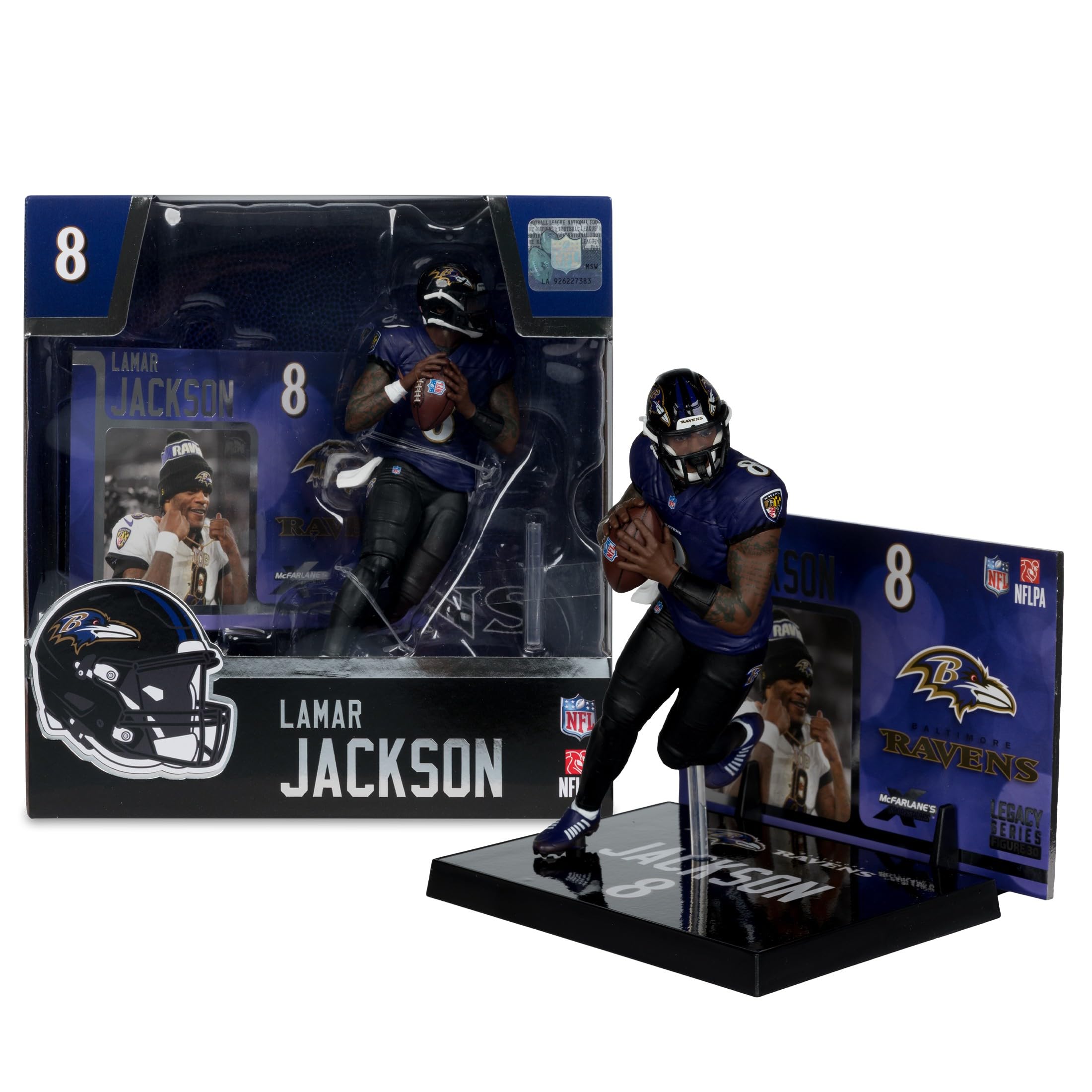 【未開封】NFL　マクファーレン　スポーツフィギュア　★ラムズ3点セット★ Amazon.com: Lamar Jackson w/Alternate Jersey (Baltimore Ravens