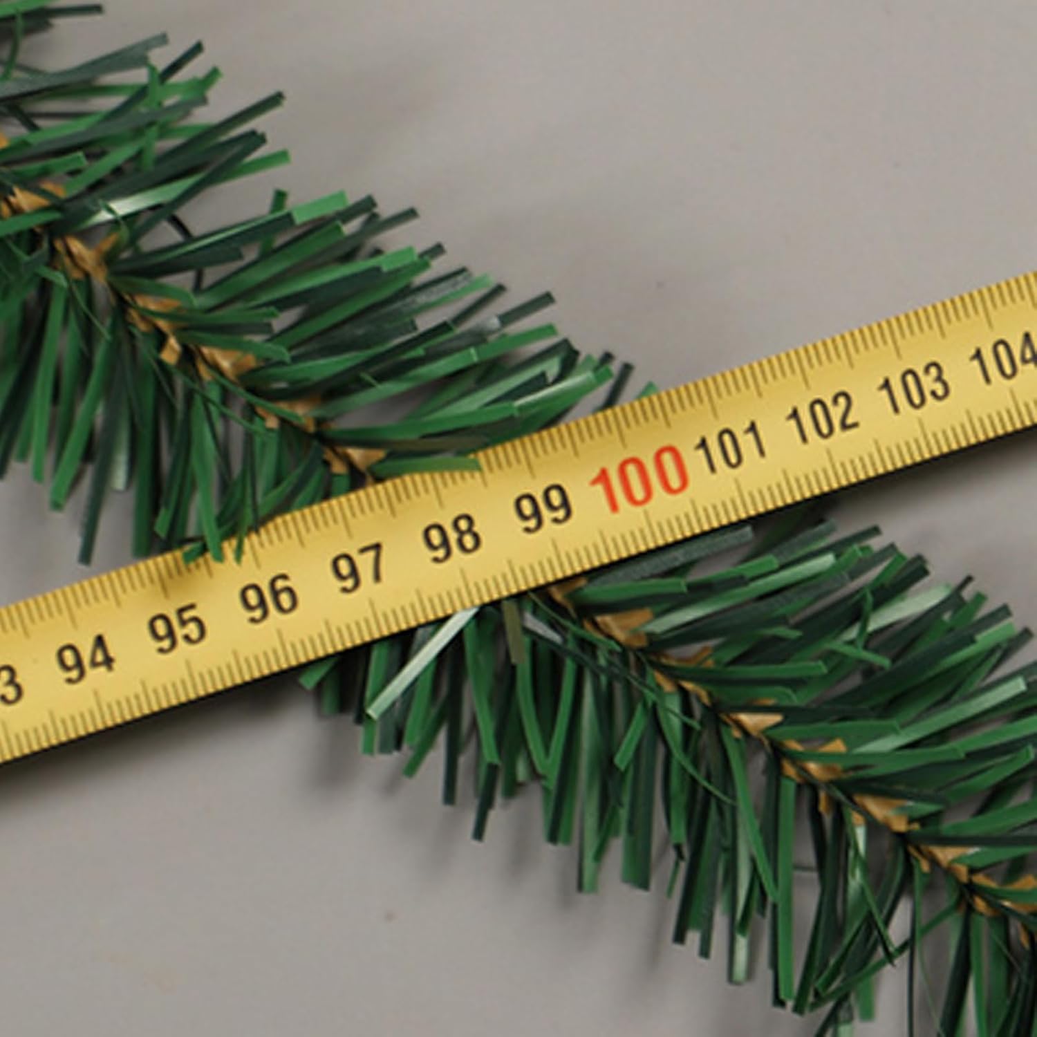 アウトドア クリスマス ガーランド - 人工松の葉メールボックス飾り - 110cm クリスマスメールボックス装飾,ホーム玄関ドア壁