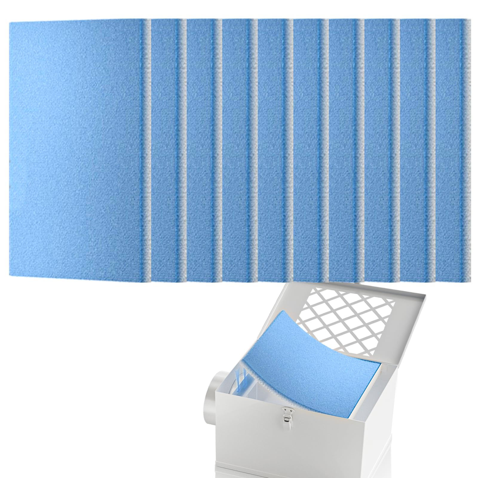 Indoor Dryer Vent Kit 10 Pack Dryer Filter Replacement, Compatible with HG Power Indoor Dryer Vent Systems, Polyester Vent Filters