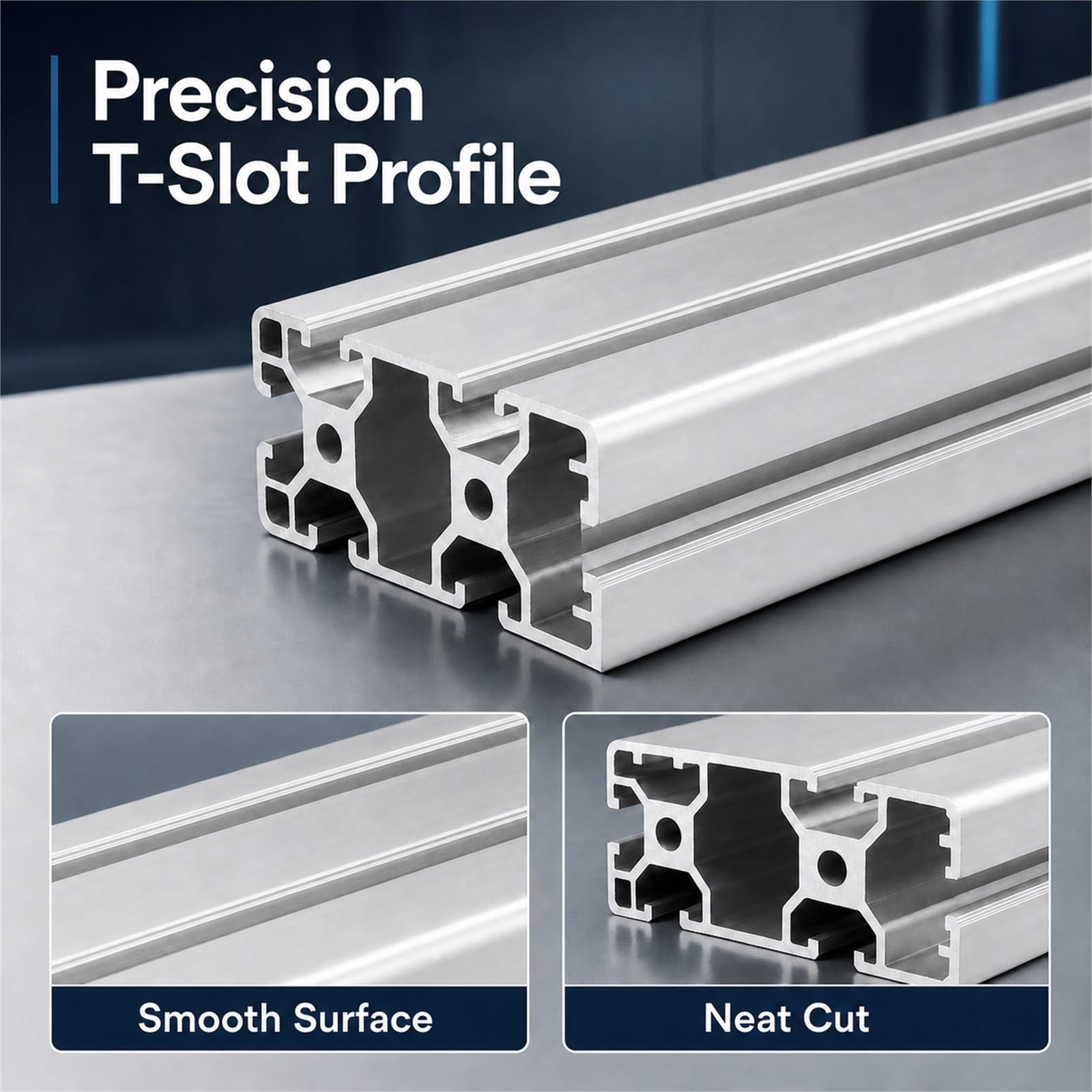 Perfil De Montaje Aluminio Ranura,Perfil Aluminio Anodizado,Perfiles De ExtrusióN De Aluminio,Resistencia A La OxidacióN,Adecuado para Impresoras 3D,Soportes Y Muebles