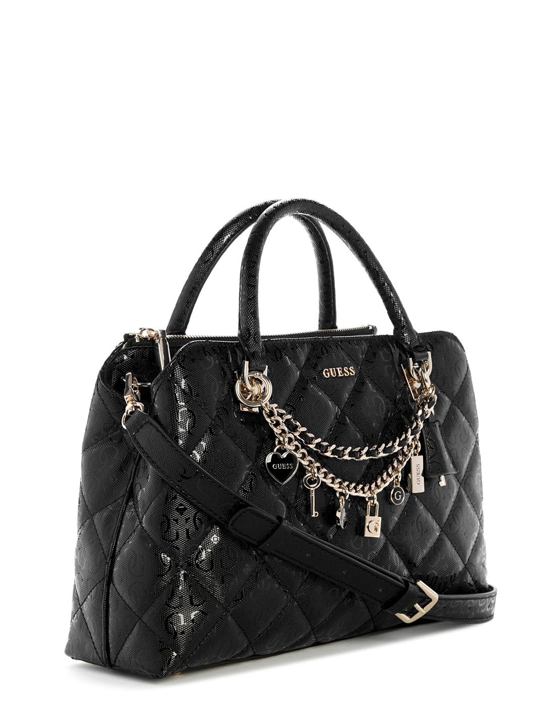 GUESS Damen Libby 2 Fächer Satchel