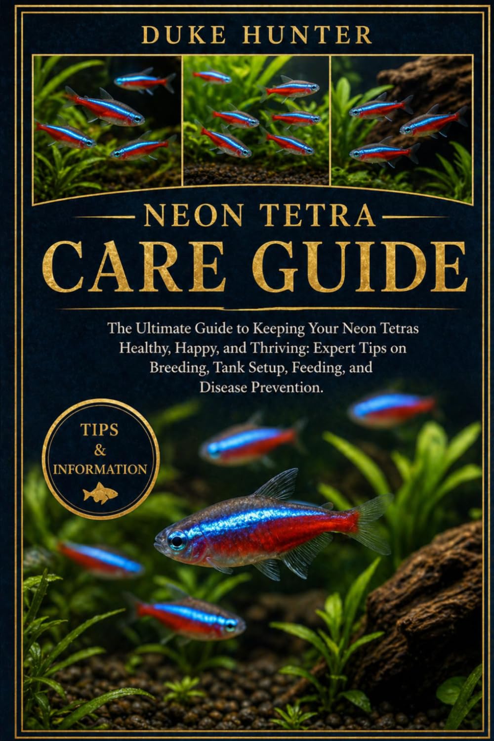 NEON TETRA CARE GUIDE: The Ultimate Guide to Keeping Your Neon Tetras Healthy, Happy, and Thriving: Expert Tips on Breeding, Tank Setup, Feeding, and Disease Prevention.