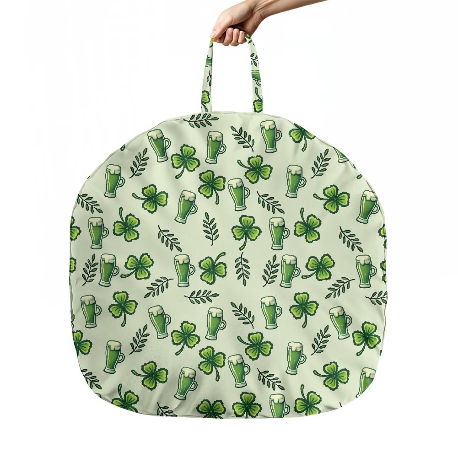 KUIFORTI Wine Glass Baby Lounger Cover Removable Lounger Cover Recliner for Saint Patrick's Day Fitted Baby Lounger Slipcover Gifts for Baby Parents