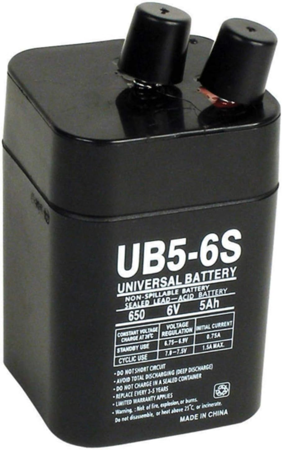 Universal Power Group BATTRY SLA UB650S/UB5-6S by UPG MfrPartNo 86455