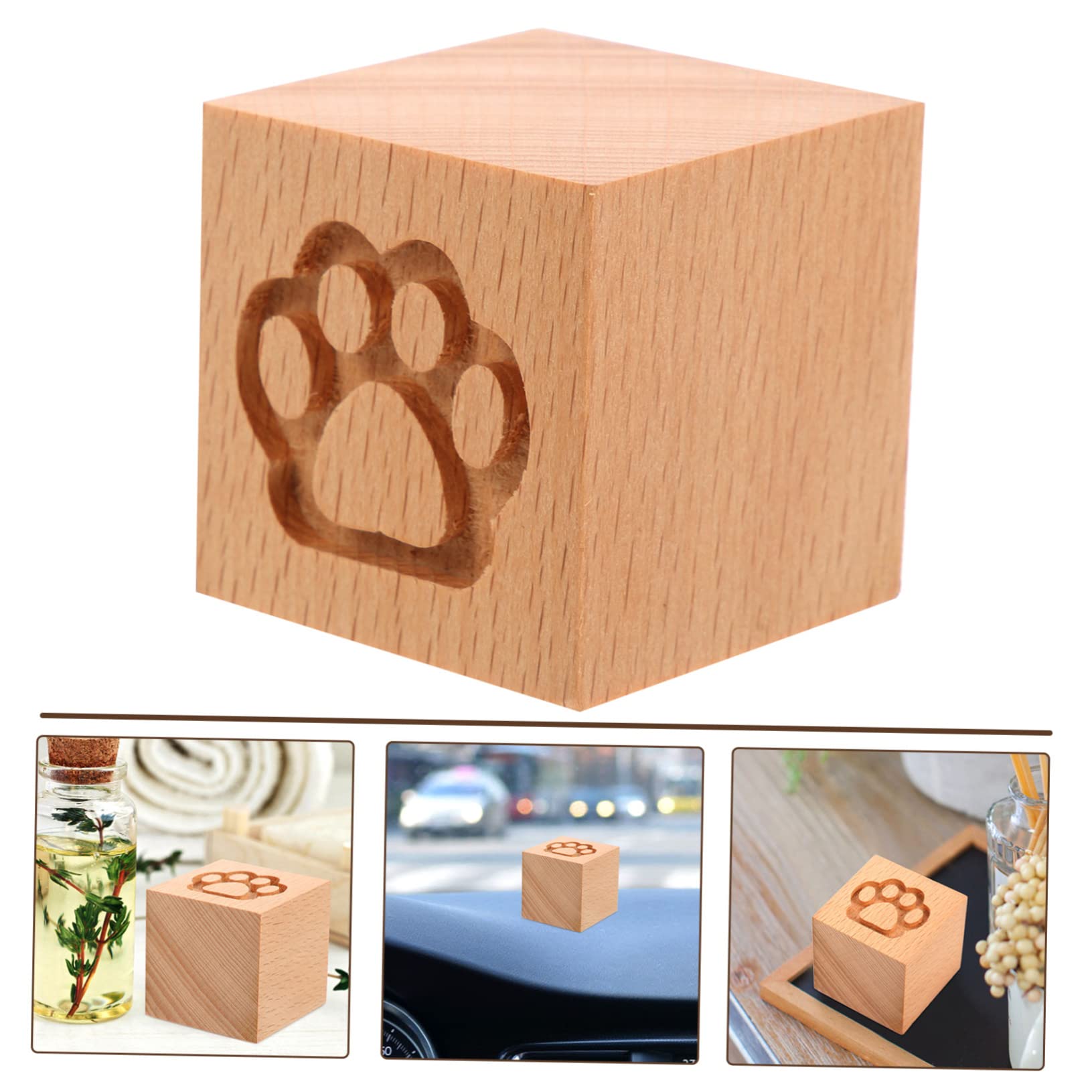 SOLUSTRE 2piezas Difusor De Esencial De Madera De Haya Para Aromaterapia Decoración Para y Coche Diseño Elegante Para y Baño