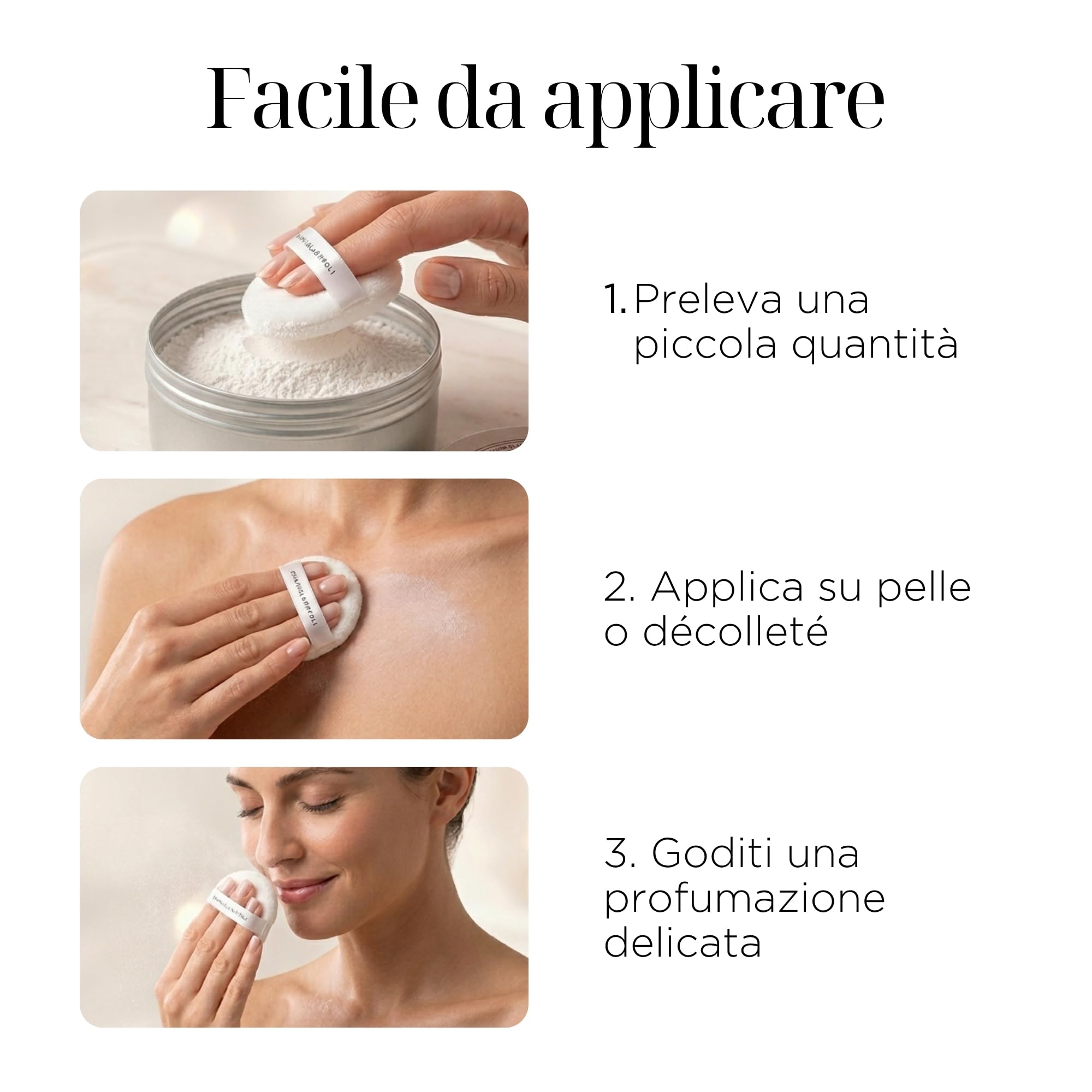 Profumo in Polvere Donna Emanuela Biffoli – Fragranza Delicata Corpo – Varianti Fragranza (Fiori di Frolla)