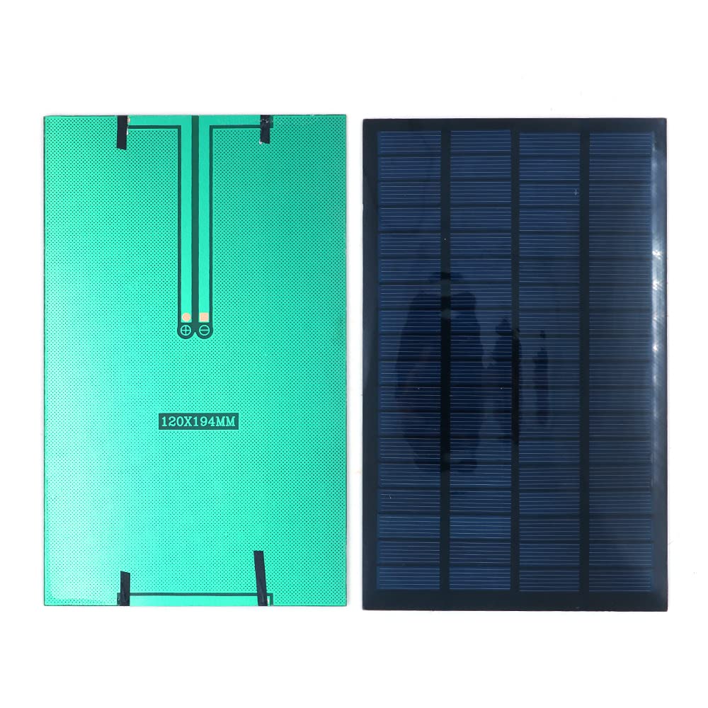 ZONADAH 2x Mini-Solarpanel - 2,5W, 18V Für Auto-Batterie & DIY-Projekte