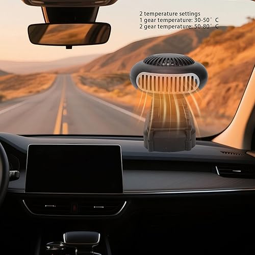 Miniatura 3 de Diydeg Battery Operated Heater, Portable Space Heater 170W with 12000mAh Rechargeable Battery and Quiet Operating, Electric Heater for Car Defogger