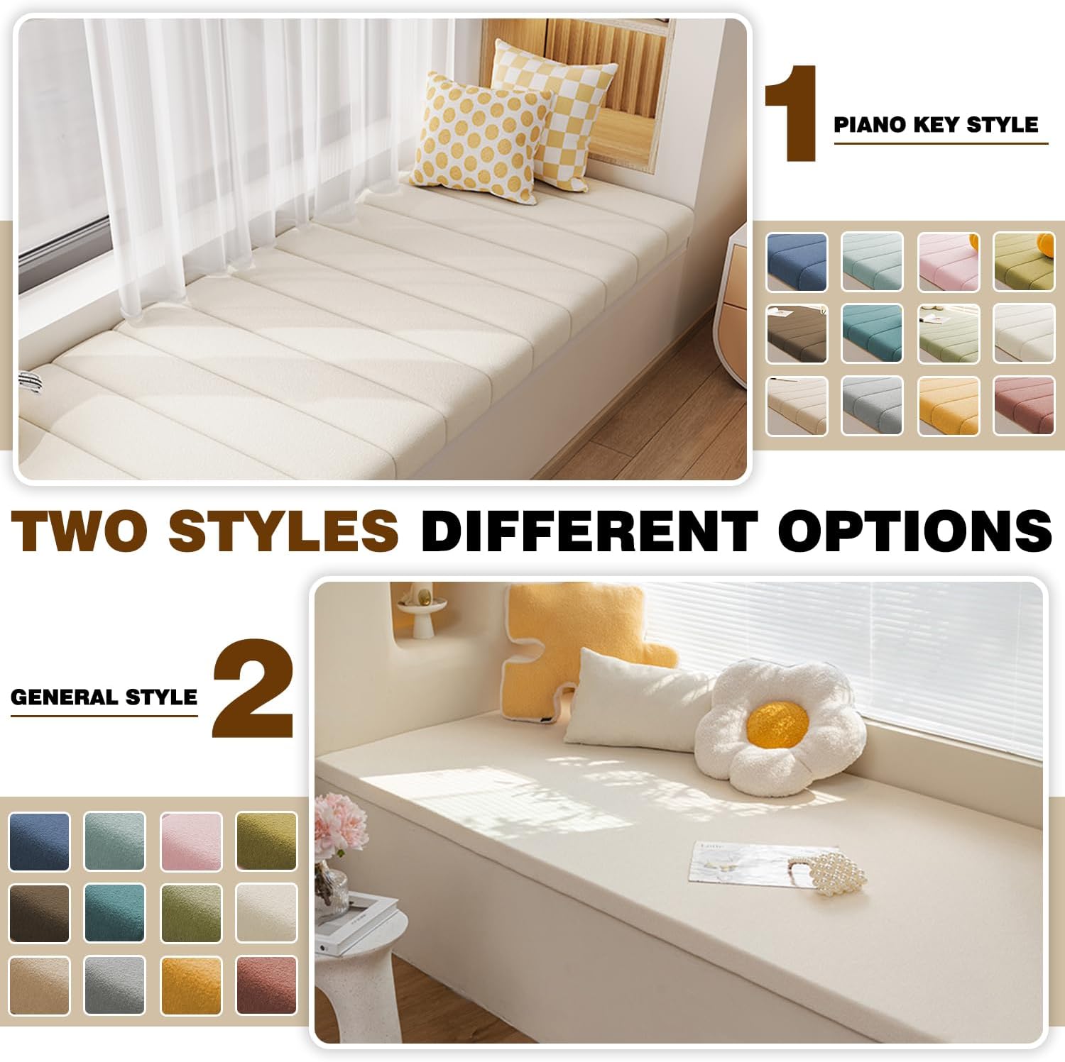 Custom Window Seat Cushions Indoor, Styles Bay Zimbabwe Ubuy