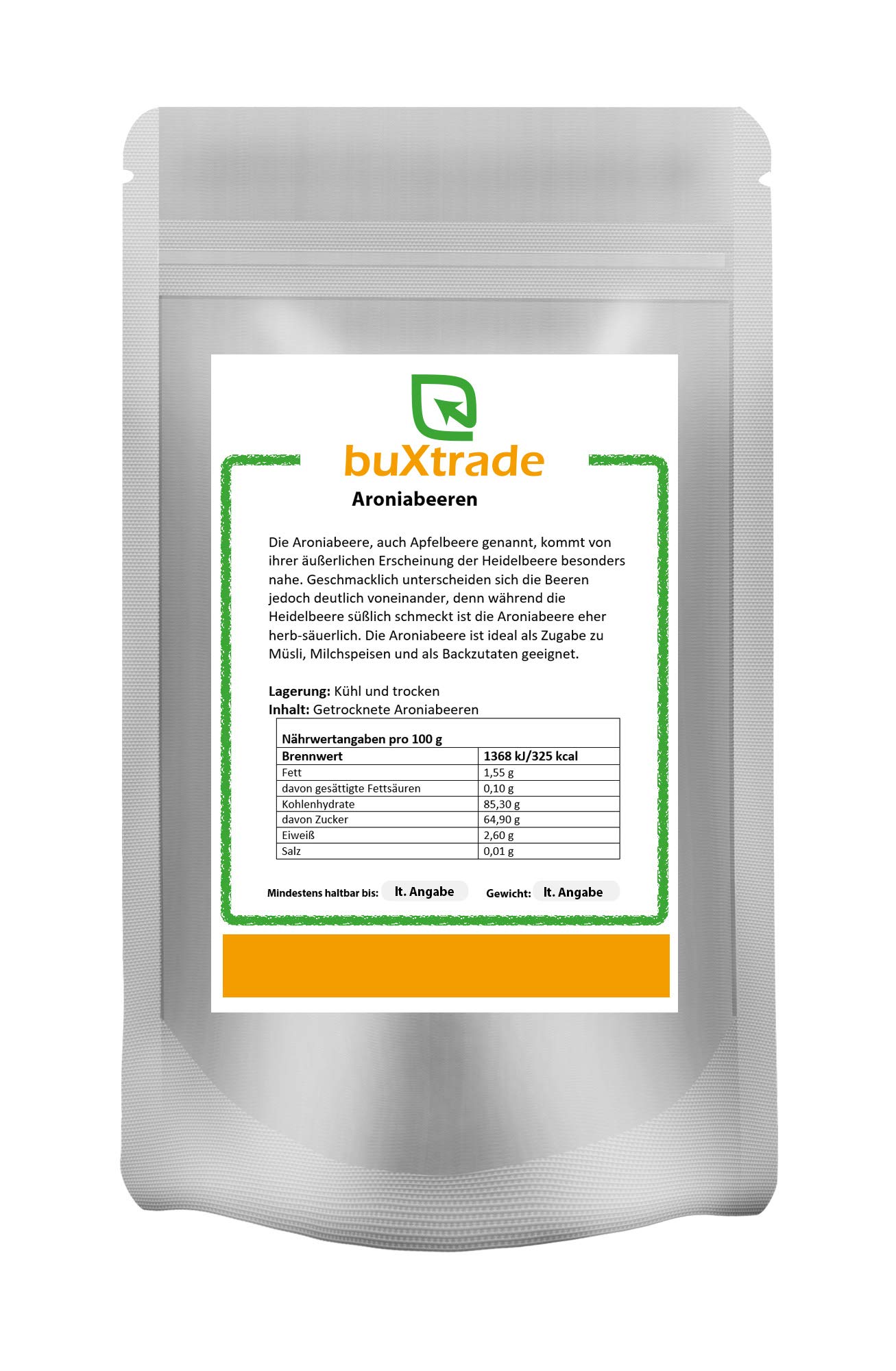 Aroniabeeren | Superfood | getrocknet | Apfelbeere | Verschiedene Mengen (2 kg / (EUR 11,95/ kg))