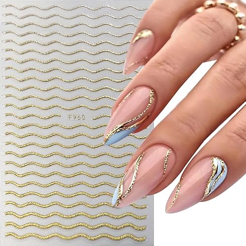 Miniatura 5 de 8 hojas de calcomanías de arte de uñas de hongos, ojos malvados, 3D, flores, sol, luna, estrella para uñas, diseños de arco iris, línea abstracta,