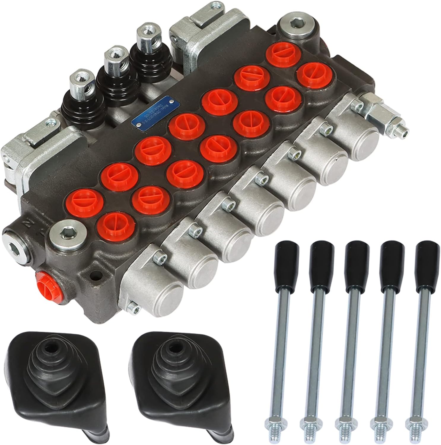 Findmall 7 Spool 11GPM 3625PSI Hydraulic Directional Control Valve