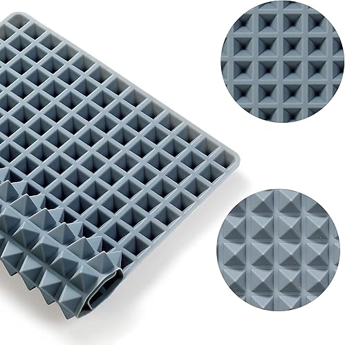 Miniatura 8 de To encounter Juego de hornear de silicona 8 en 1, 6 moldes de silicona, 2 tapetes de silicona para hornear, hoja de galletas antiadherente, molde