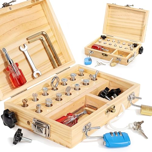 Lehoo Castle Jeux Montessori 3 4 Ans, Bois Coffret à