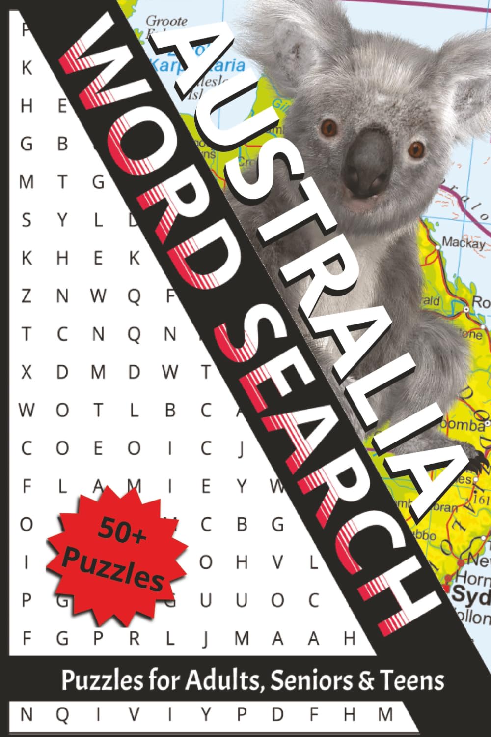 Australia Word Search: Explore the Land Down Under with Fun and Challenging Word Puzzles for All Ages