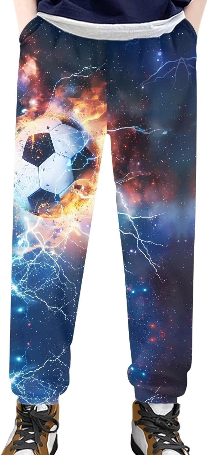 Renewold 4-15T Boys Pants Girls Casual Joggers Sports Sweatpants Activewear Clothes