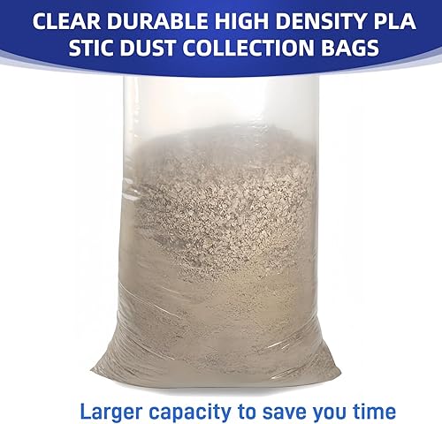 Miniatura 5 de 709563 Bolsa de recolección de polvo mejorada Bolsas de repuesto para colector de polvo transparente de alta resistencia para recolección de polvo